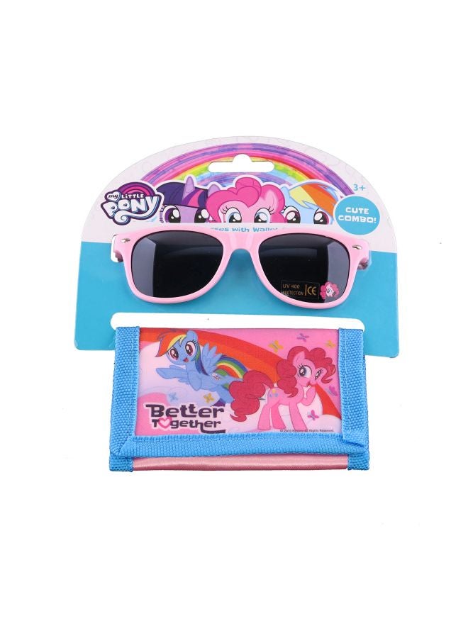 HASBRO - GAMING Tri-Fold Kids Wallet With Sunglasses Blue/Pink/Black - Image 2