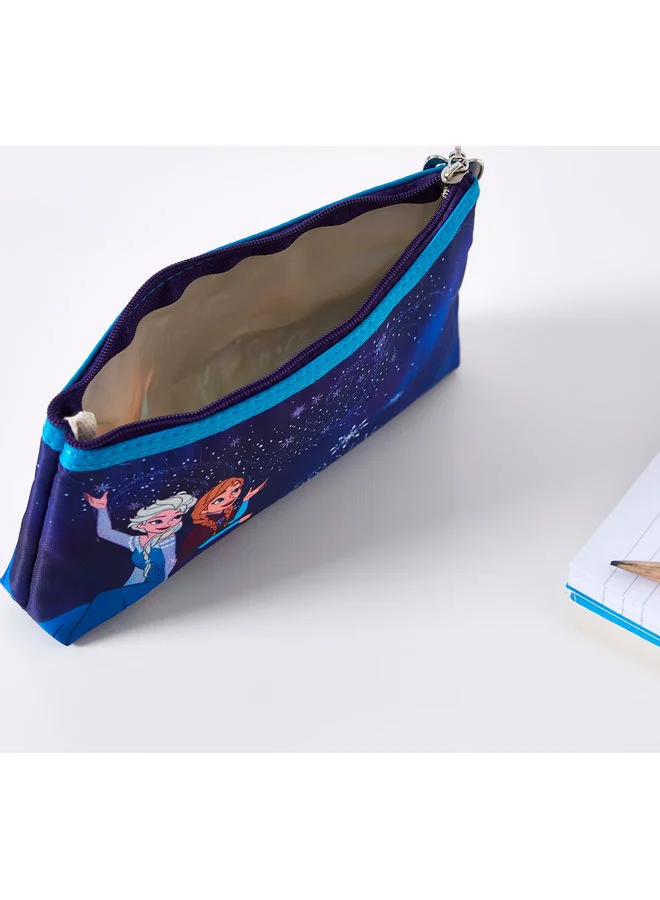 Disney Frozen Accessories Bag With Mirror Blue 11x18cm