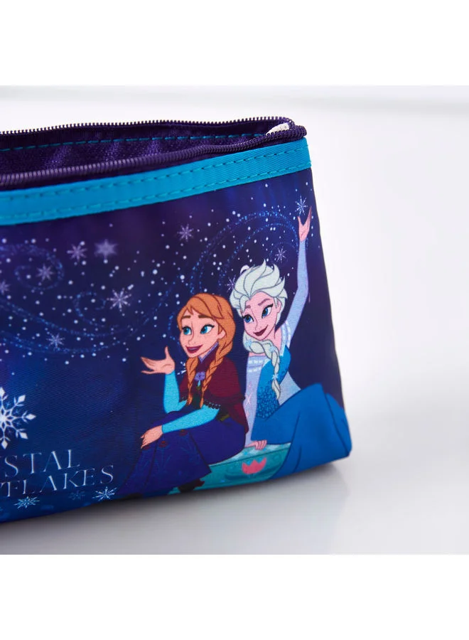 Disney Frozen Accessories Bag With Mirror Blue 11x18cm