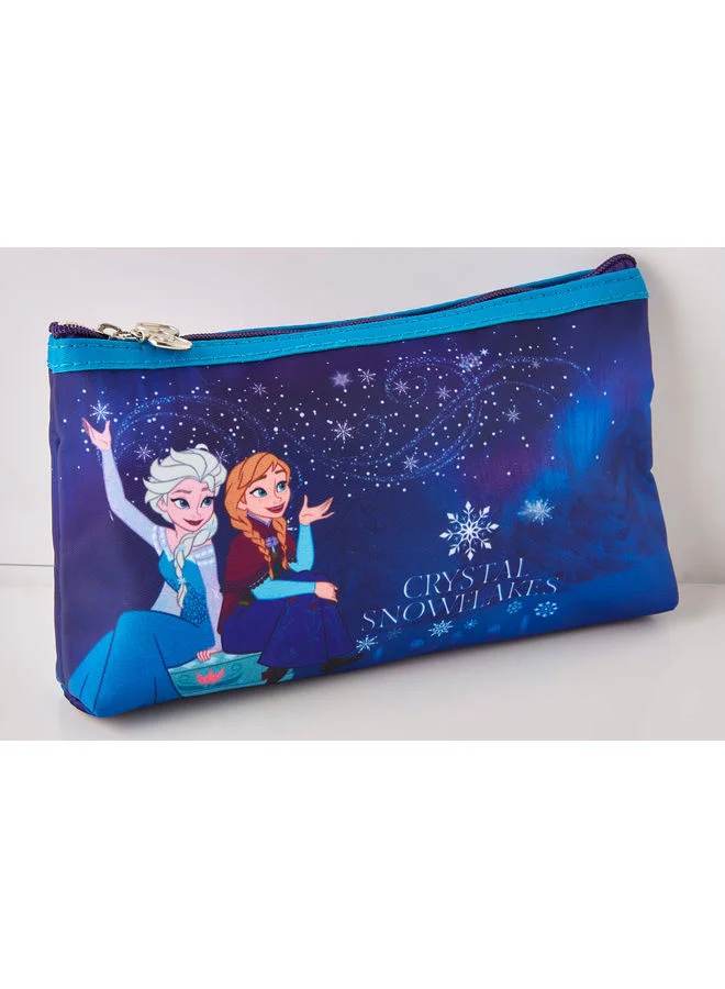 Disney Frozen Accessories Bag With Mirror Blue 11x18cm