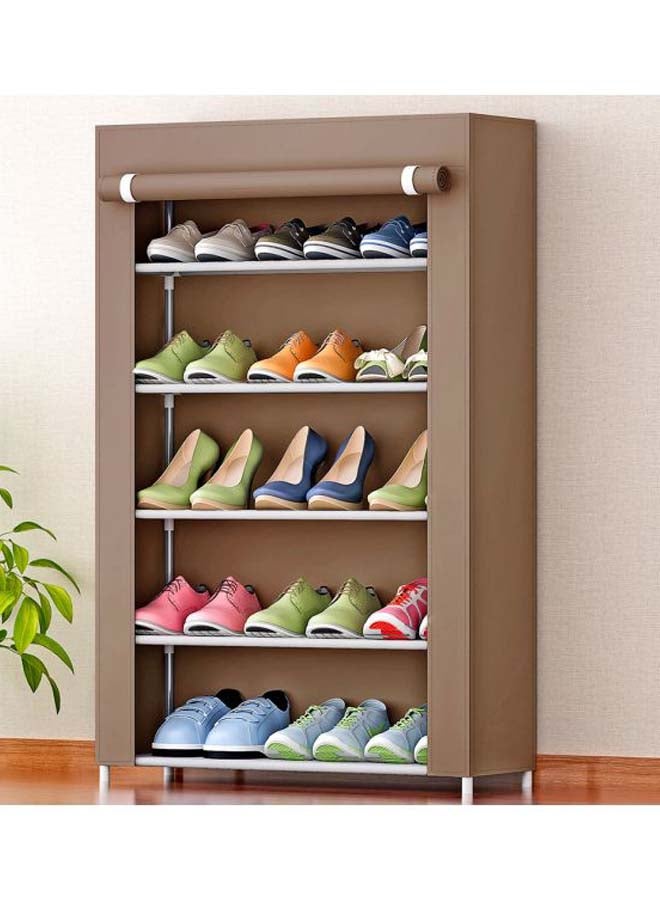 ALMUFARREJ 5 Tier Shoe Rack Multicolour 90x60x30cm 