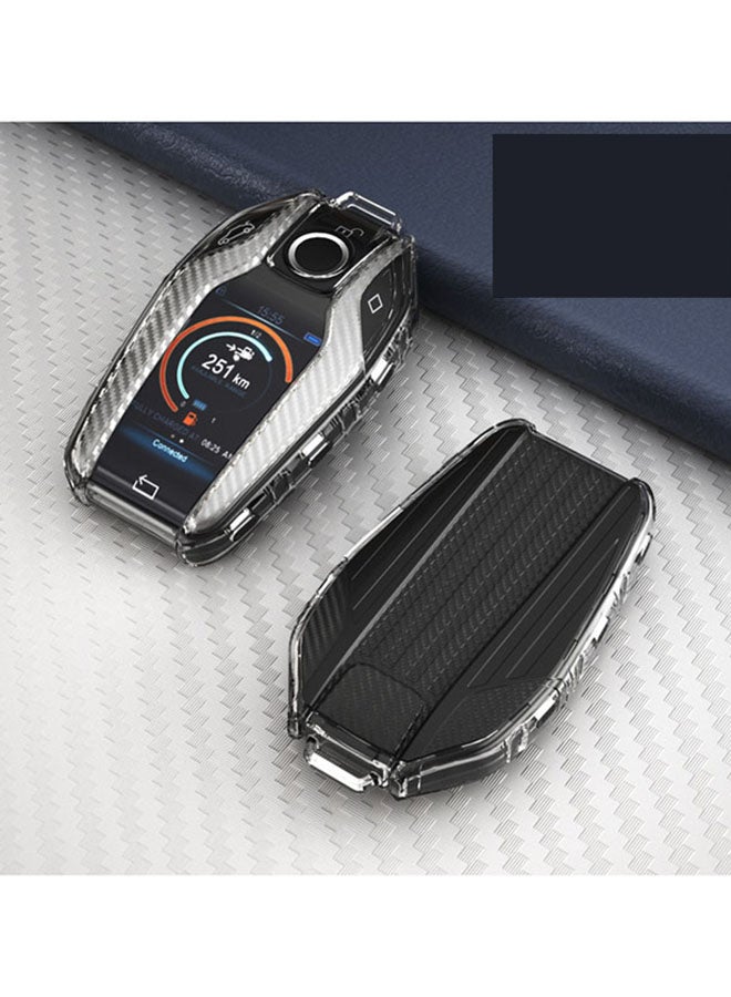 Generic BMW 7 Series, 740 Smart, New 5 Series 530l6 Series, GT X3 LCD Screen Car Key Cover  - Image 1