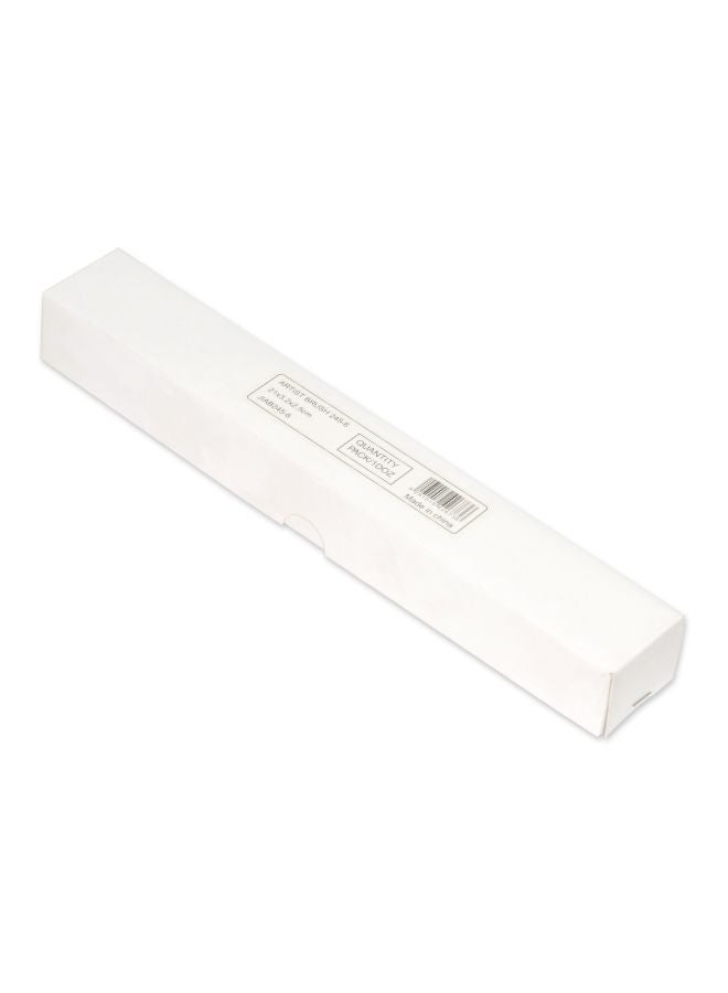 إف اي أس  مجموعة فراشي طلاء آرتميت للفنانين من 12 فرشاة بني/فضي - Image 1