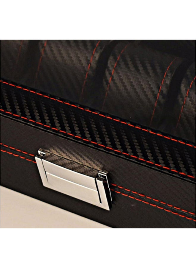 بيوينتي صندوق تعبئة للساعات مصنوع من جلد البولي يوريثان والألياف الكربونية بالكامل مكون من 6 أرقام unisex - Image 5