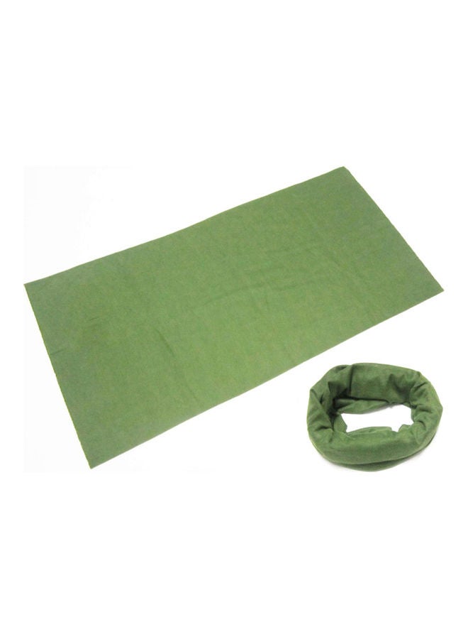 Generic Women Pure Color Cycling Headscarf Head Wrap Bandana Scarf Headwear Warm 20*10*20cm  - Image 1
