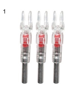 3Pcs/Box Hunting Bowstring Activated LED Lighted Nock for 6.2/6.25mm Arrow Shaft 20*10*20cm