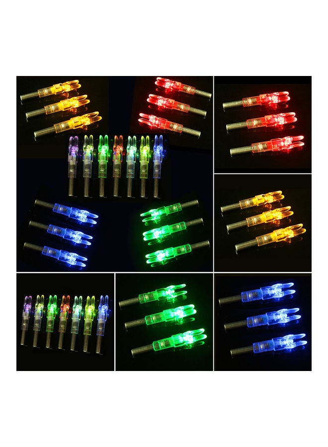 Generic - 3Pcs/Box Hunting Bowstring Activated LED Lighted Nock for 6.2/6.25mm Arrow Shaft 20*10*20cm - Image 1