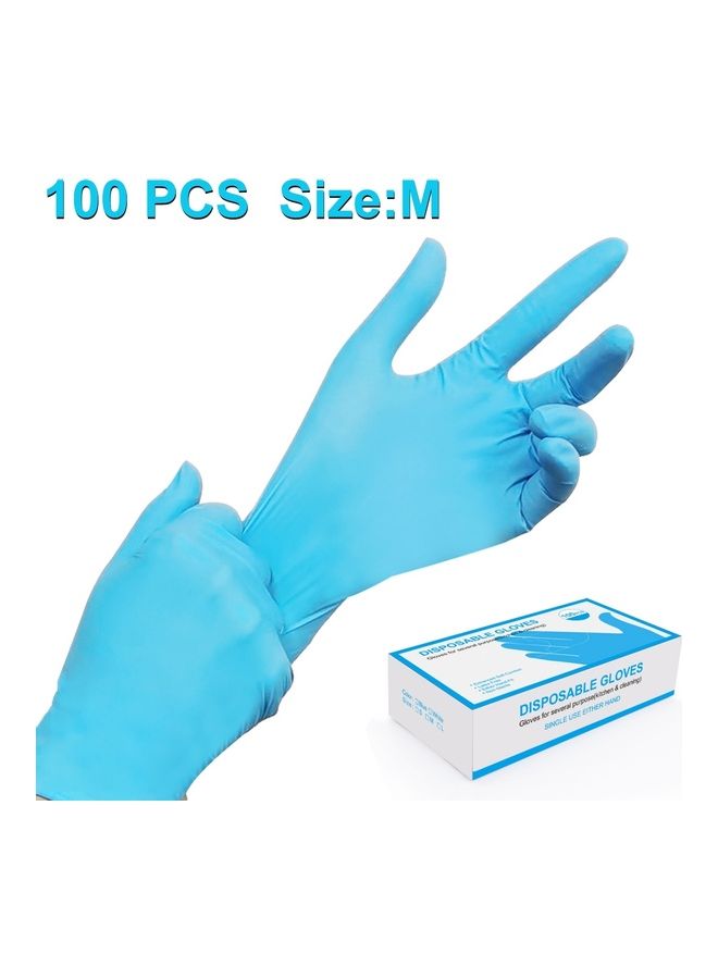 100-Piece Disposable Butyronitrile Gloves 27x15x27cm - Image 1