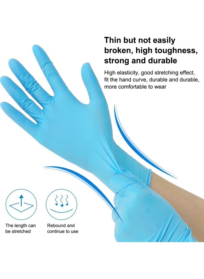 100-Piece Disposable Butyronitrile Gloves 27x15x27cm - Image 3