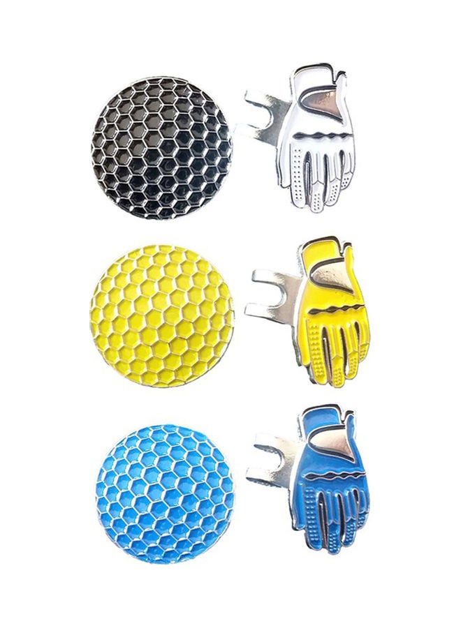 Generic Golf Ball Aiming Marker With Magnetic Glove Hat Cap Visor Clip Training Aids 20 x 10 x 20cm  - Image 2
