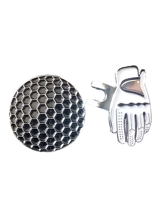 Golf Ball Aiming Marker With Magnetic Glove Hat Cap Visor Clip Training Aids 20 x 10 x 20cm