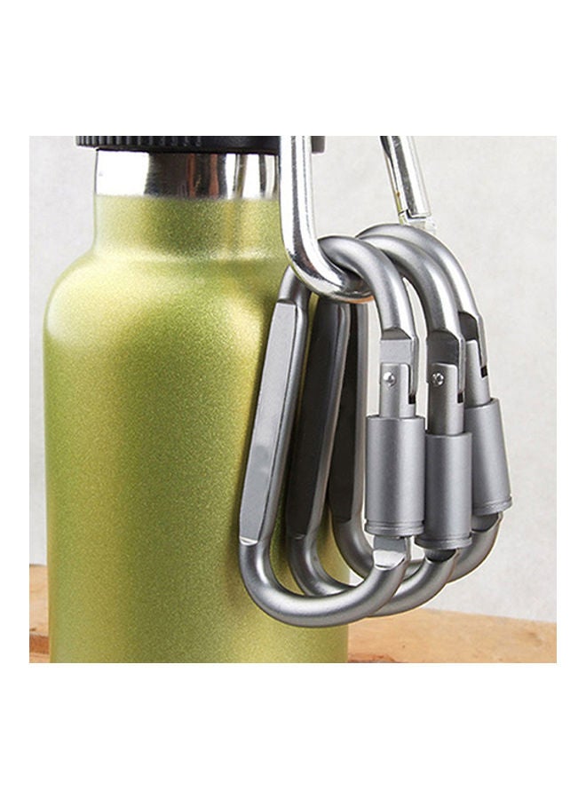 Generic 5 Pieces Carabiner D-Ring Keychain Clip Hook Outdoor Camping Lock 20 x 10 x 20cm  - Image 2