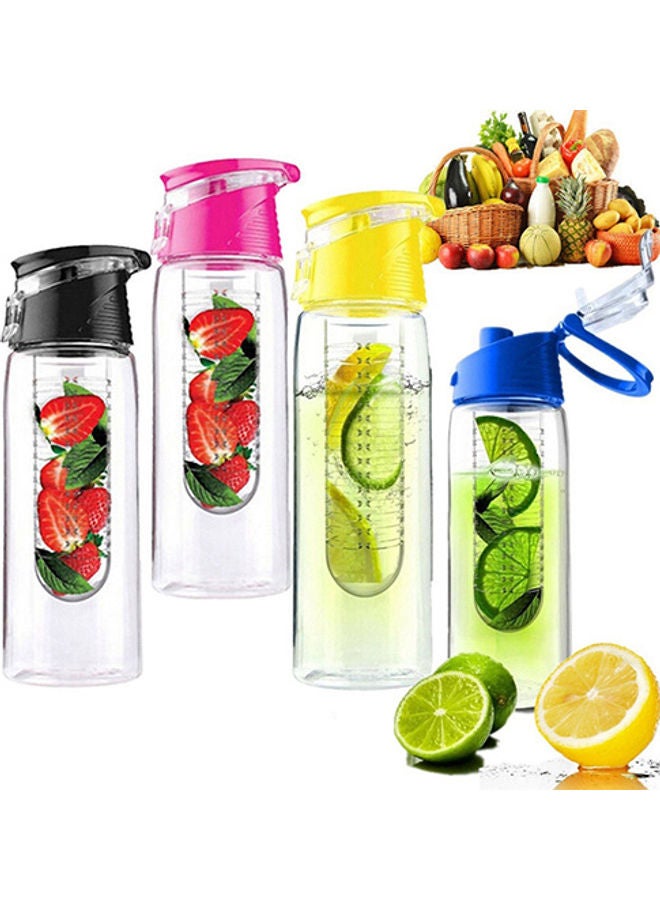 Generic Fruit Juice Infuser Water Bottle Lemon Cup Bicycle Flip Lid 800ml 20x10x20cm  - Image 3