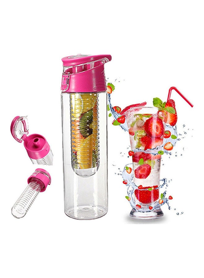 Generic Fruit Juice Infuser Water Bottle Lemon Cup Bicycle Flip Lid 800ml 20x10x20cm  - Image 4