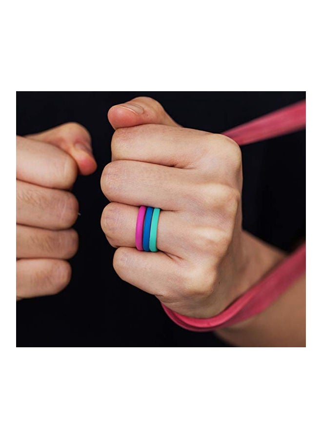 Generic 1 Pc Unisex Sports Fitness Gym Silicone Ring Band Wedding Couples Promise Gift 20 x 10 x 20cm - Image 4