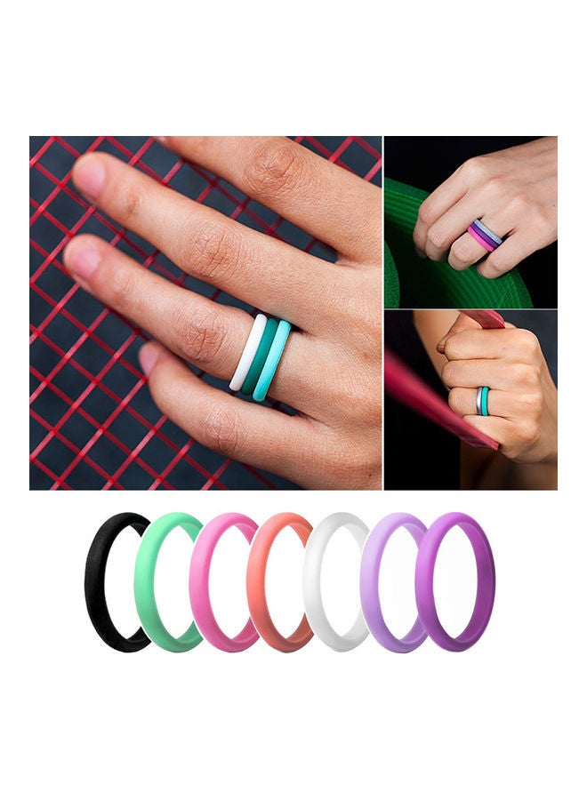 Generic 1 Pc Unisex Sports Fitness Gym Silicone Ring Band Wedding Couples Promise Gift 20 x 10 x 20cm - Image 1