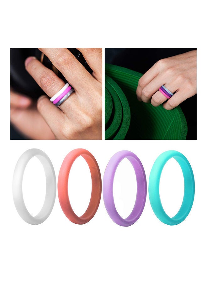 Generic 1 Pc Unisex Sports Fitness Gym Silicone Ring Band Wedding Couples Promise Gift 20 x 10 x 20cm - Image 2