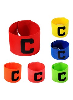 Generic Adjustable Soccer Basketball Player Captain C Mark Armbands Elastic Sticker 20 x 10 x 20cm 20 x 10 x 20cm  - Image 5