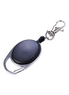 Extensible Nylon Rope Back Clip Men Anti Lost Keychain Organizer Key Ring Decor 20x10x20cm
