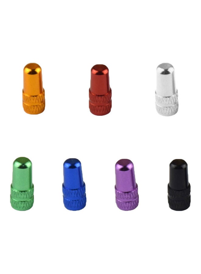 Generic 4 Pcs Bright Colour MTB Fixed Gear Bicycle Tire Valve Stem Dust Cap Aluminum Cover 20 x 10 x 20cm - Image 3