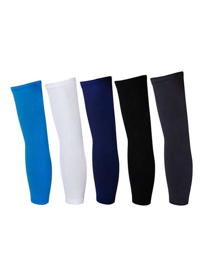 Generic Compression Fit Hand Cooling Ribbing UV Protection Outdoor Arm Sleeves 20x10x20cm  - Image 2