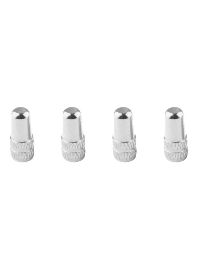 Generic 4 Pcs Bright Colour MTB Fixed Gear Bicycle Tire Valve Stem Dust Cap Aluminum Cover 20 x 10 x 20cm - Image 1