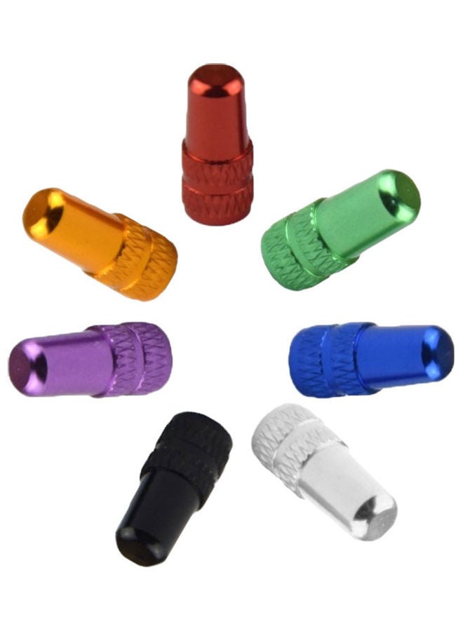Generic 4 Pcs Bright Color MTB Fixed Gear Bicycle Tire Valve Stem Dust Cap Aluminum Cover 20 x 10 x 20cm - Image 4