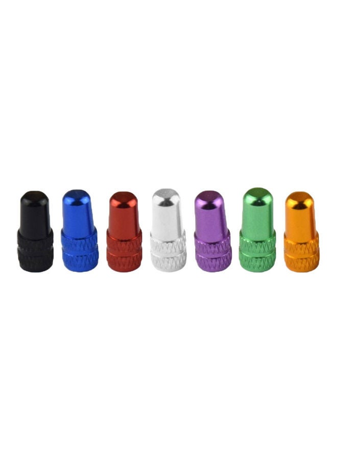 Generic 4 Pcs Bright Colour MTB Fixed Gear Bicycle Tire Valve Stem Dust Cap Aluminum Cover 20 x 10 x 20cm - Image 2