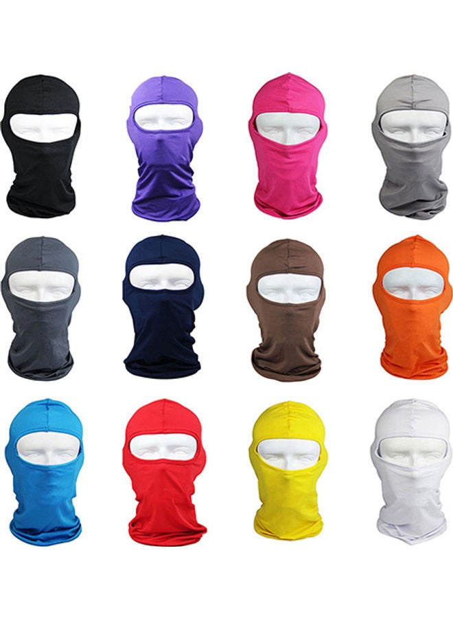 Unisex Full Face Mask Lycra Balaclava Ultra-thin Motorcycle Cycling Ski Neck Protecting 20 x 10 x 20cm