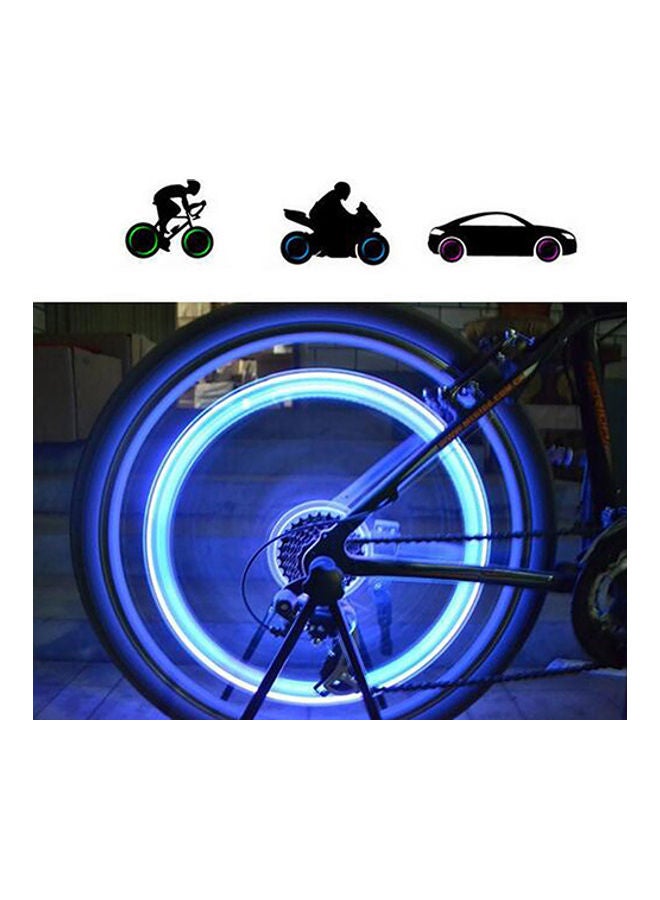 Generic 2 Pcs LED Lamp Flash Tire Wheel Valve Cap Light For Car Bike Bicycle Motorcycle  - Image 4