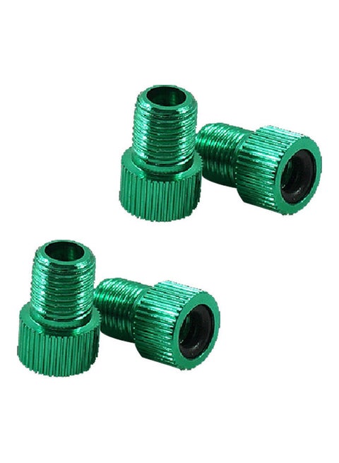 4 Pcs Presta to Schrader Valve Adaptor Bike Bicycle Fixed Gear Tire Connector 20 x 10 x 20cm
