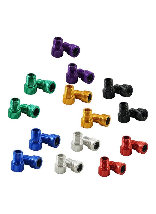 4 Pcs Presta to Schrader Valve Adaptor Bike Bicycle Fixed Gear Tire Connector 20 x 10 x 20cm