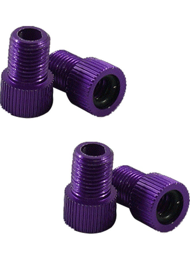 4 Pcs Presta to Schrader Valve Adaptor Bike Bicycle Fixed Gear Tire Connector 20 x 10 x 20cm