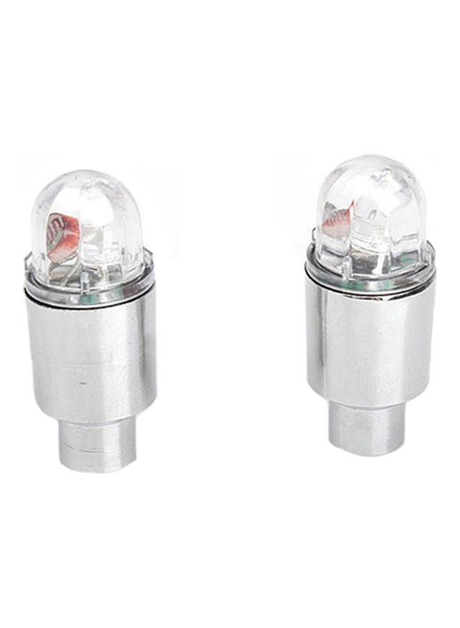 Generic 1-Pair Motor Cycling Bike Bicycle Car Tyre Tire Valve Blue LED Wheel Lights 20x10x20cm - Image 1
