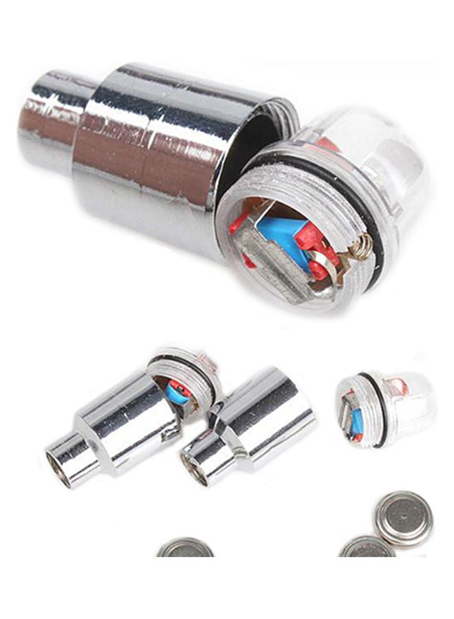 Generic 1-Pair Motor Cycling Bike Bicycle Car Tyre Tire Valve Blue LED Wheel Lights 20x10x20cm - Image 2