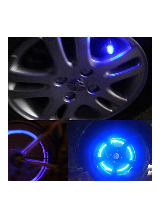 Generic 1-Pair Motor Cycling Bike Bicycle Car Tyre Tire Valve Blue LED Wheel Lights 20x10x20cm - Image 5