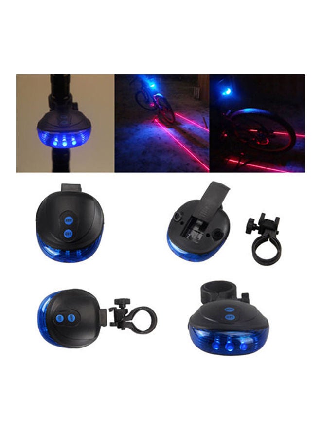 Generic Bike 2 Laser+5 LED Flashing Lamp Rear Cycling Bicycle Tail Safety Warning Light 20*10*20cm  - Image 1