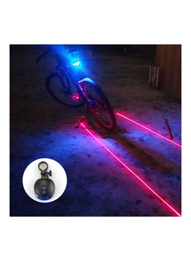 Generic Bike 2 Laser+5 LED Flashing Lamp Rear Cycling Bicycle Tail Safety Warning Light 20*10*20cm  - Image 4
