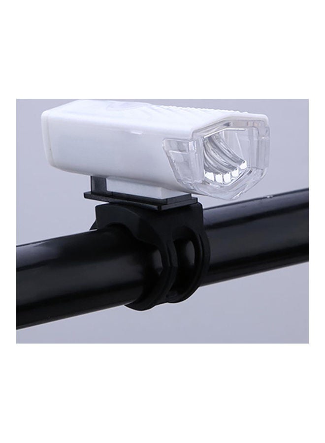 مصباح أمامي للدراجة قابل لإعادة الشحن بمنفذ USB بإضاءة LED وتدفق ضوئي 300 لومن 20*10*20سم - Image 4