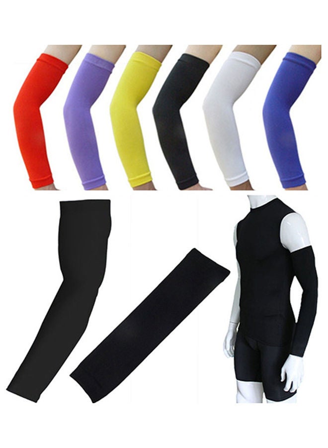 Generic Sports Armlet Basketball Bike Elastic Arm Long Sleeve Guard Cover Protector 20 x 10 x 20cm - Image 2