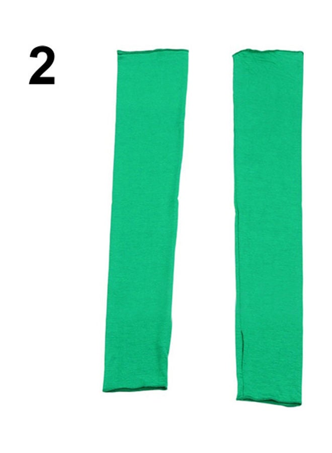 Generic - Women Girl Fashion Warm Arm Warmer Long Fingerless Gloves Cotton Sleeves 20 x 10 x 20cm - Image 1