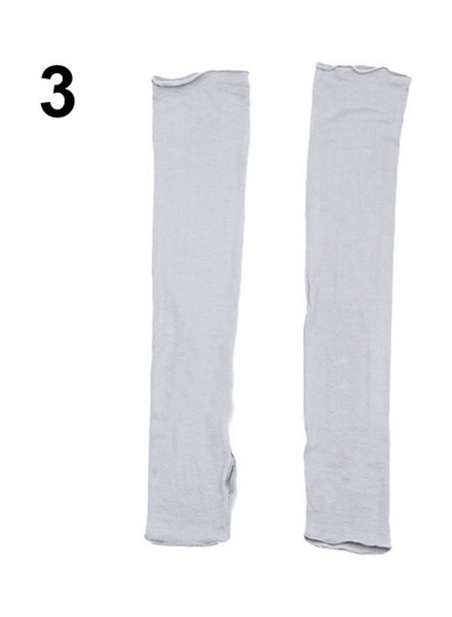 Generic - Women Girl Fashion Warm Arm Warmer Long Fingerless Gloves Cotton Sleeves 20 x 10 x 20cm - Image 1