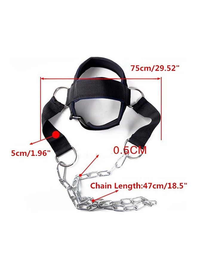 Generic Head Harness Neck Strength Strap Weight Lifting Exercise Fitness Belt 20 x 10 x 20cm  - Image 4