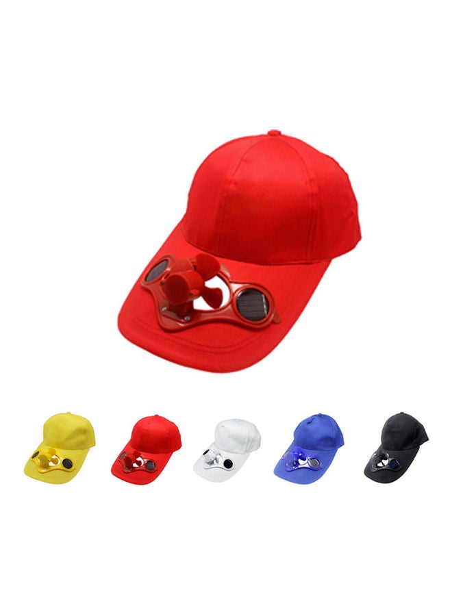 Generic Cooling Solar Power Summer Unisex Sun Protection Outdoors Fan Cap Baseball Hat 20 x 10 x 20cm  - Image 2
