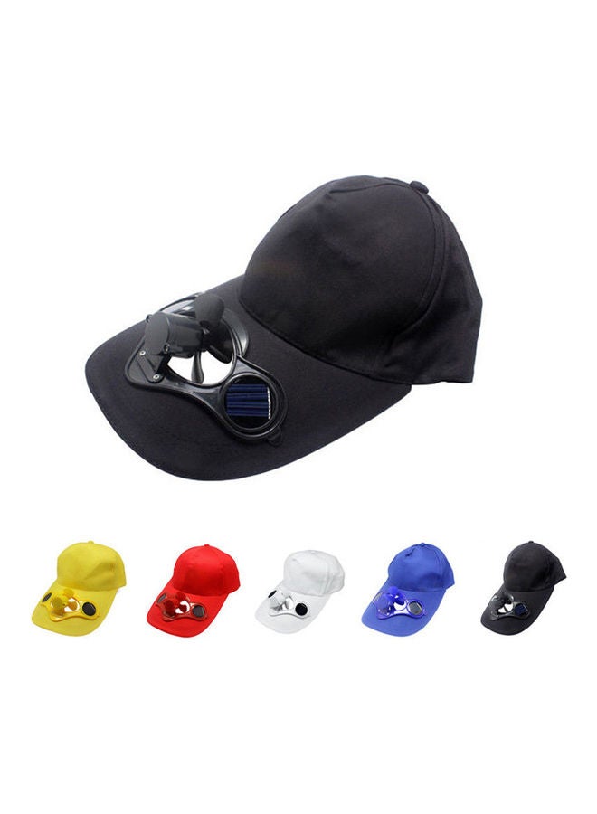 Generic Cooling Solar Power Summer Unisex Sun Protection Outdoors Fan Cap Baseball Hat 20 x 10 x 20cm  - Image 5