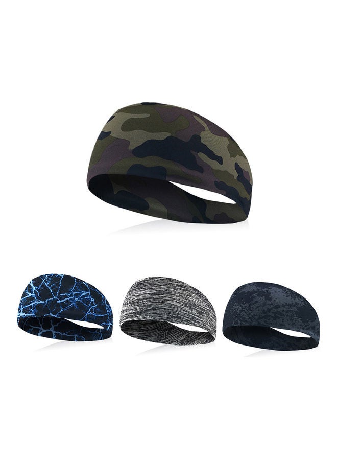 Generic Fashion Graffiti Lighting Elastic Absorbent Hairband Yoga Jogging Gym Headwear 20*10*20cm  - Image 4