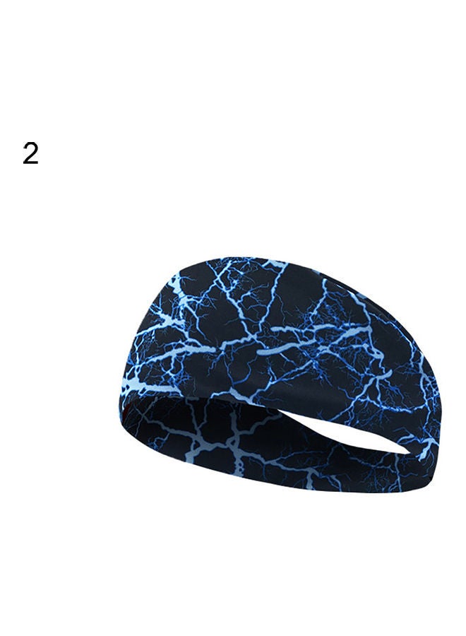 Generic Fashion Graffiti Lighting Elastic Absorbent Hairband Yoga Jogging Gym Headwear 20*10*20cm  - Image 1