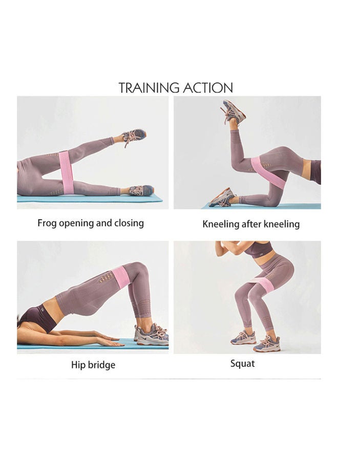 Generic - 3 PCS Deep Squat Resistance Yoga Pull Stretch Auxiliary Leg Trainer Assisted Elasticity Band 15 x 3 x 5cm - Image 1