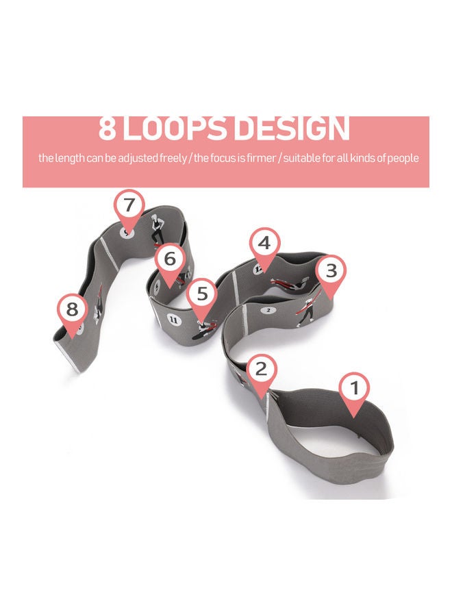Generic Fitness Equipment Yoga Pull Strap Belt 12 x 4 x 5.5cm  - Image 5