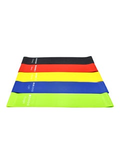 Kanteen Store 5 PCS Sports Exercise Resistance Loop Elastic Bands Set 18 x 2 x 11cm  - Image 2